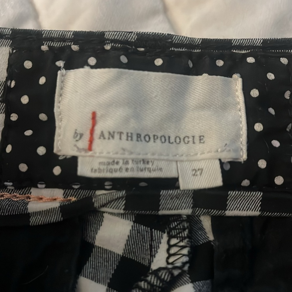Anthropologie Gingham Shorts sz27 - Picture 3 of 5